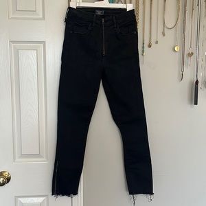 A&F High rise super skinny ankle